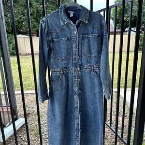 Denim Midi Dress